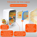 Ducto para Secadoras Interiores. Kit de Ventilación y Purificación de Aire con Triple Filtrado y Ahorro Energético. 28×20×12.5 cm.