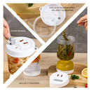 Frasco Invertible para Conservas, Encurtidos y Fermentación. Tarro Recipiente Hermético para Refrigerar, Marinar y Almacenar Alimentos. Envase.