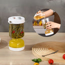 Frasco Invertible para Conservas, Encurtidos y Fermentación. Tarro Recipiente Hermético para Refrigerar, Marinar y Almacenar Alimentos. Envase.