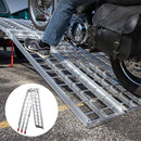 Rampa Portátil Plegable de Aluminio para Motocicletas. 116 x 33 x 16 cm. Rampa para moto.