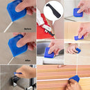 Raspador de silicona. Removedor eliminador quita silicona. (Set) Herramienta de eliminación de lechada. Aplicadort uña para siliconear
