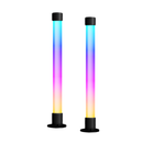 Lámparas LED Inteligente RGB de 12W 800 Lúmenes (2 Unds). Barra de Luz con Bluetooth y Sincronización con Música. Control App y Remoto (32cm)