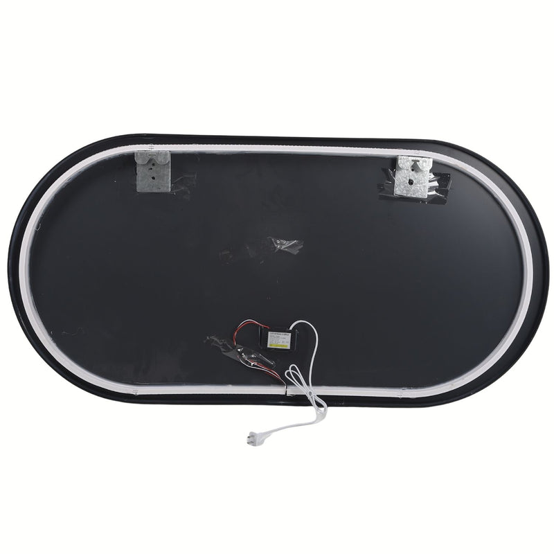 Espejo LED Táctil de Pared 60x120cm con 3 Tonos de Luz y Enchufe USA 110V Espejo Vertical