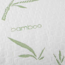 Almohada Bamboo 40x65cm. Cojín de Fibra de Bambú Suave y Transpirable con Funda Ecológica. Almohada Ergonómica con Relleno de Algodón Antialérgico.