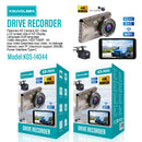 Dash Cam 4K Para Autos 1080P Y WiFi. Grabación Frontal Y Posterior Con ADAS Y Alerta De Punto Ciego. Cámara Vehicular Con Visión Nocturna.