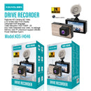 Dash Cam 2K Para Autos Con WiFi Y ADAS. Grabación Frontal QHD Con G-Sensor Y Visión Nocturna. Cámara Vehicular Con Modo Parking 24 Horas.