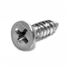 (Pack 100) Tornillos Auto Cabeza Plana PHS, Galvanizados.