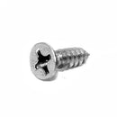 (Pack 100) Tornillos Auto Cabeza Plana PHS, Galvanizados.