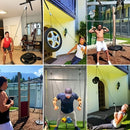 Gancho Para Hamaca Con Mosquetón De 5 mm En Hierro. Capacidad 200 Lbs. Argolla Para Poleas, Columpios, Entrenamiento Fitness Y Cuerdas. (Set de 2 unds) Color Negro