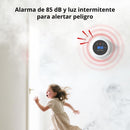 Detector De Humo Y Monóxido De Carbono (CO2) 2 En 1 Con Pantalla Digital Y Alarma De 85dB. Utiliza 3 baterias AA (No incluidas)