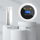 Detector De Humo Y Monóxido De Carbono (CO2) 2 En 1 Con Pantalla Digital Y Alarma De 85dB. Utiliza 3 baterias AA (No incluidas)