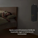 Detector alarma 4 En 1 De Gas, Monóxido De Carbono Co2, Temperatura Y Humedad Con Pantalla LCD 110V Plug And Play. Material ABS Ignífugo