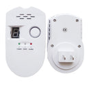 Detector De Gas Combustible Con Pantalla LCD Y Alarma 85 dB. Sensor Para Gas Natural, GLP, Propano Y Butano