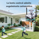Cámara De Seguridad PTZ 25MP Ultra HD WiFi De 5 Lentes Con Rotación Eléctrica 355°/90°, IP65, Visión Nocturna A Color Memoria 32GB. Cámara Domo. Cámara Vigilancia