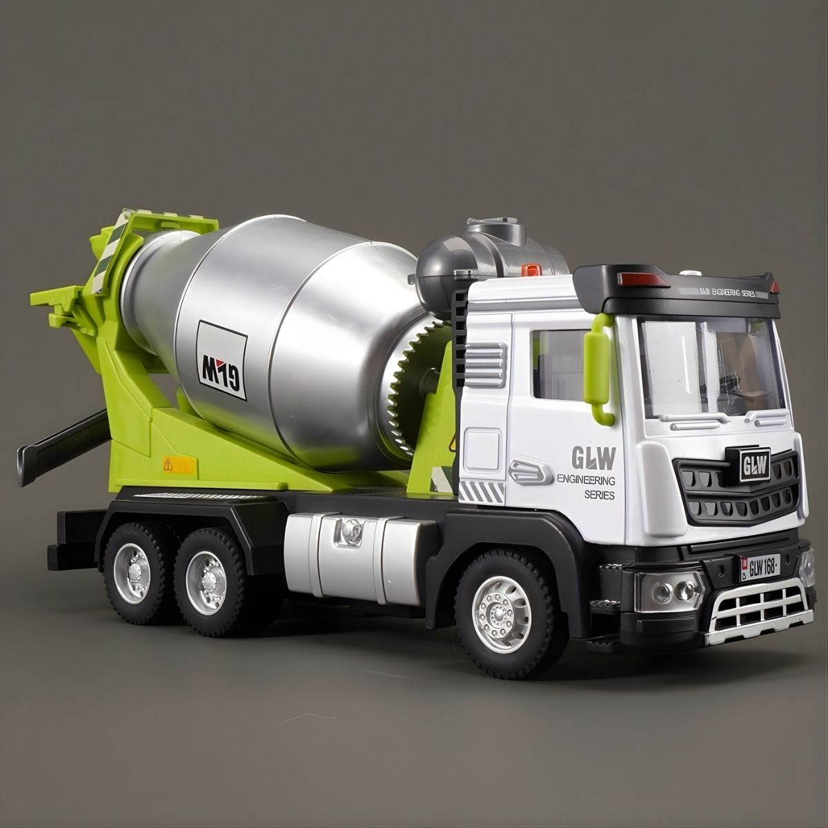 Camión Mezclador De Juguete Escala 1:40 Para Niños. Mixer Truck. Trompo De Concreto. Camión Hormigonera A Escala. (25 cm de largo aprox)