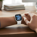 Smartwatch con llamadas y pantalla TFT 2.19” Reloj Inteligente Bluetooth. Ritmo Cardíaco y Pantalla en Español. Color Blanco