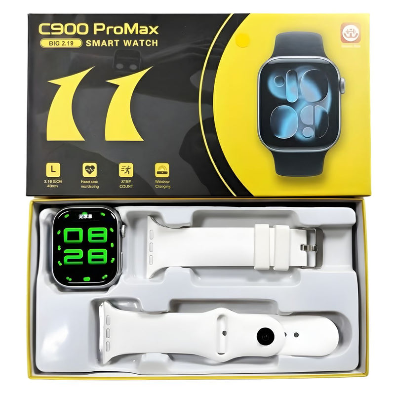 Smartwatch con llamadas y pantalla TFT 2.19” Reloj Inteligente Bluetooth. Ritmo Cardíaco y Pantalla en Español. Color Blanco