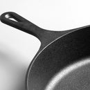 Sartén De Hierro Fundido 10.2"(26 cm) Con Mango Largo. Paila Para Cocinar.