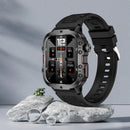 Smartwatch Con GPS Integrado Y Llamadas Bluetooth. Reloj Inteligente 1.96” HD.  Resistente al Agua 3ATM con Monitores de Salud. Color Negro.