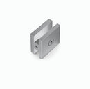 Conector Muro - Vidrio. Color Silver. Material Aluminio. Funciona Para Vidrio 8-10-12 Mm.