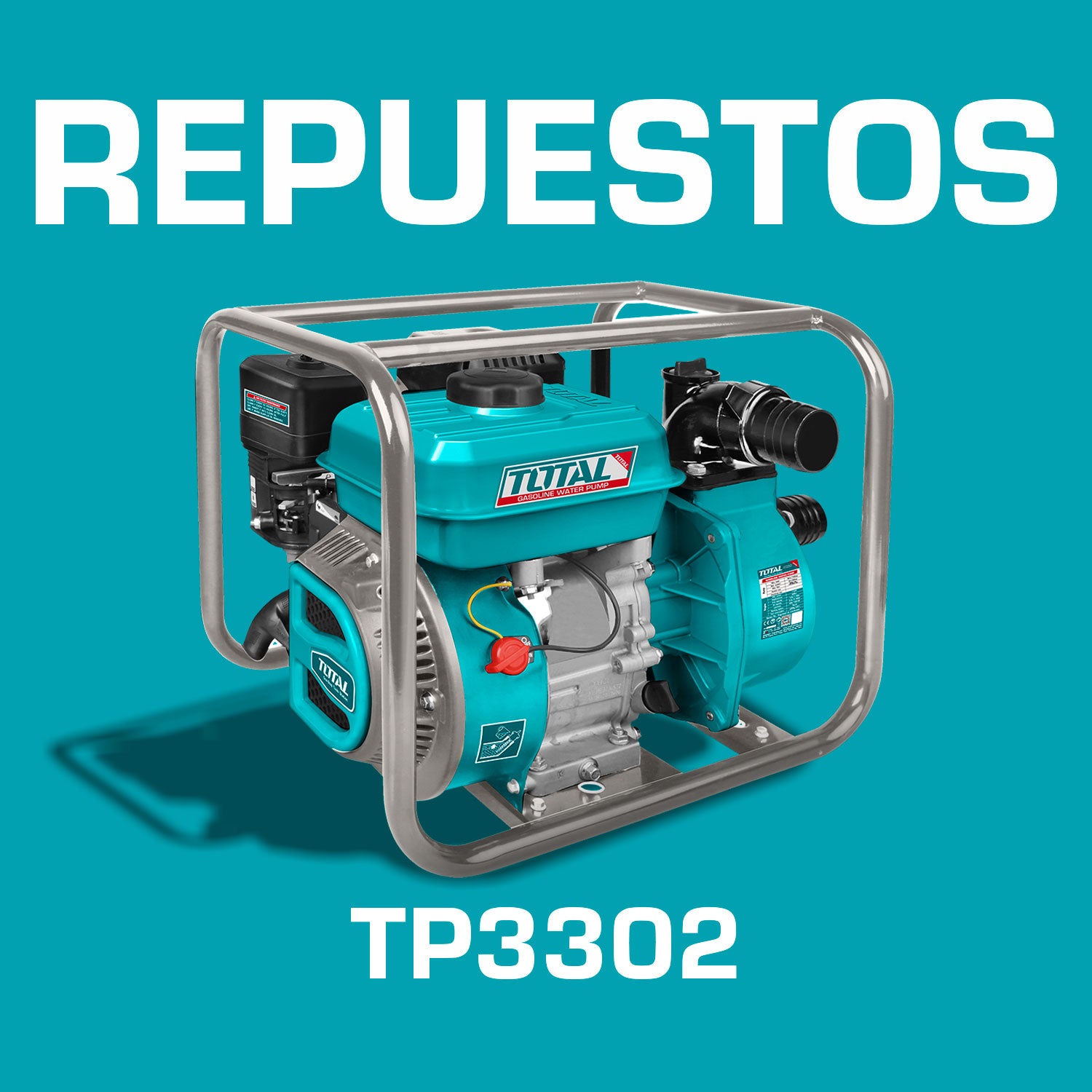 Repuestos Bomba agua a gasolina 7.0 HP Codigo TP3302