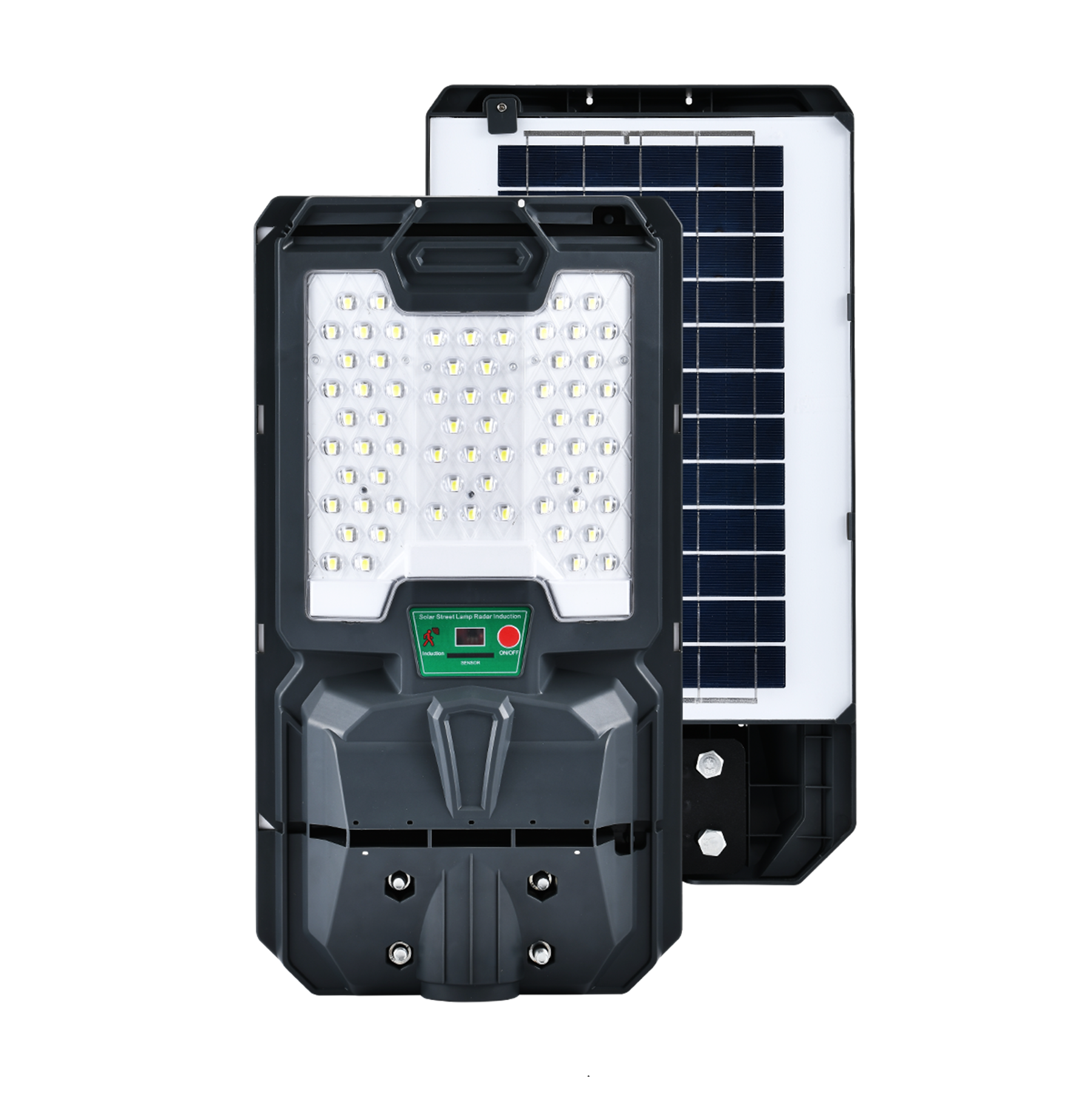 Lámpara Solar de Calle LED 60W con Sensor, 2400 lm, 6500K Fría: Eficiencia Brillante. Luminaria