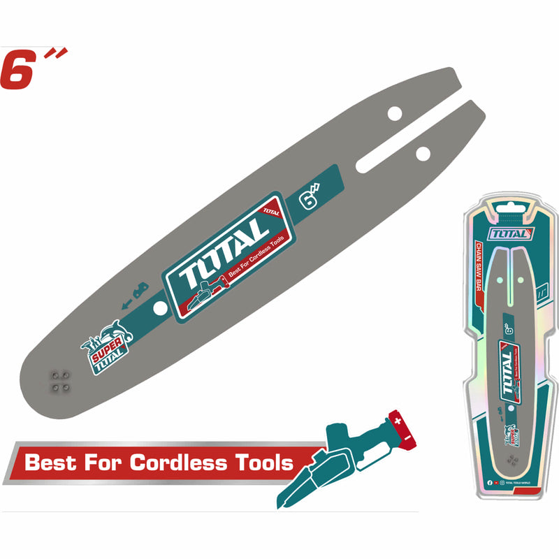 Espada de 6" para Motosierra inalámbrica compatible con TGSLI2068 TGSLI20685 TGSLI20683 UTGSLI20683 TGSLI20681 20v