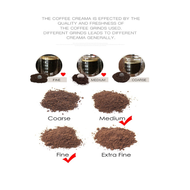 Cápsula de café rellenable de acero inoxidable para lavazza. Incluye Tamper