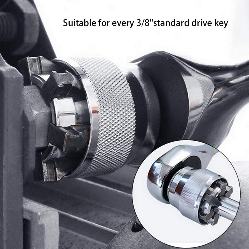 Llave ajustable 3/8 pulg, socket mágico.