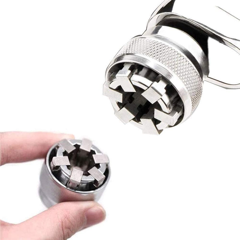 Llave ajustable 3/8 pulg, socket mágico.