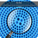 Filtro de Lavado de Autos De 23.5cm. Trampa de Suciedad Para Balde de Lavado Color Azul. Rejilla Reparadora Para Cubeta Para Detailing.