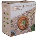 Batería de ollas cocina antiadherente 9 piezas de aluminio. Sartenes, wok y cacerolas con tapas. Set de Cocina