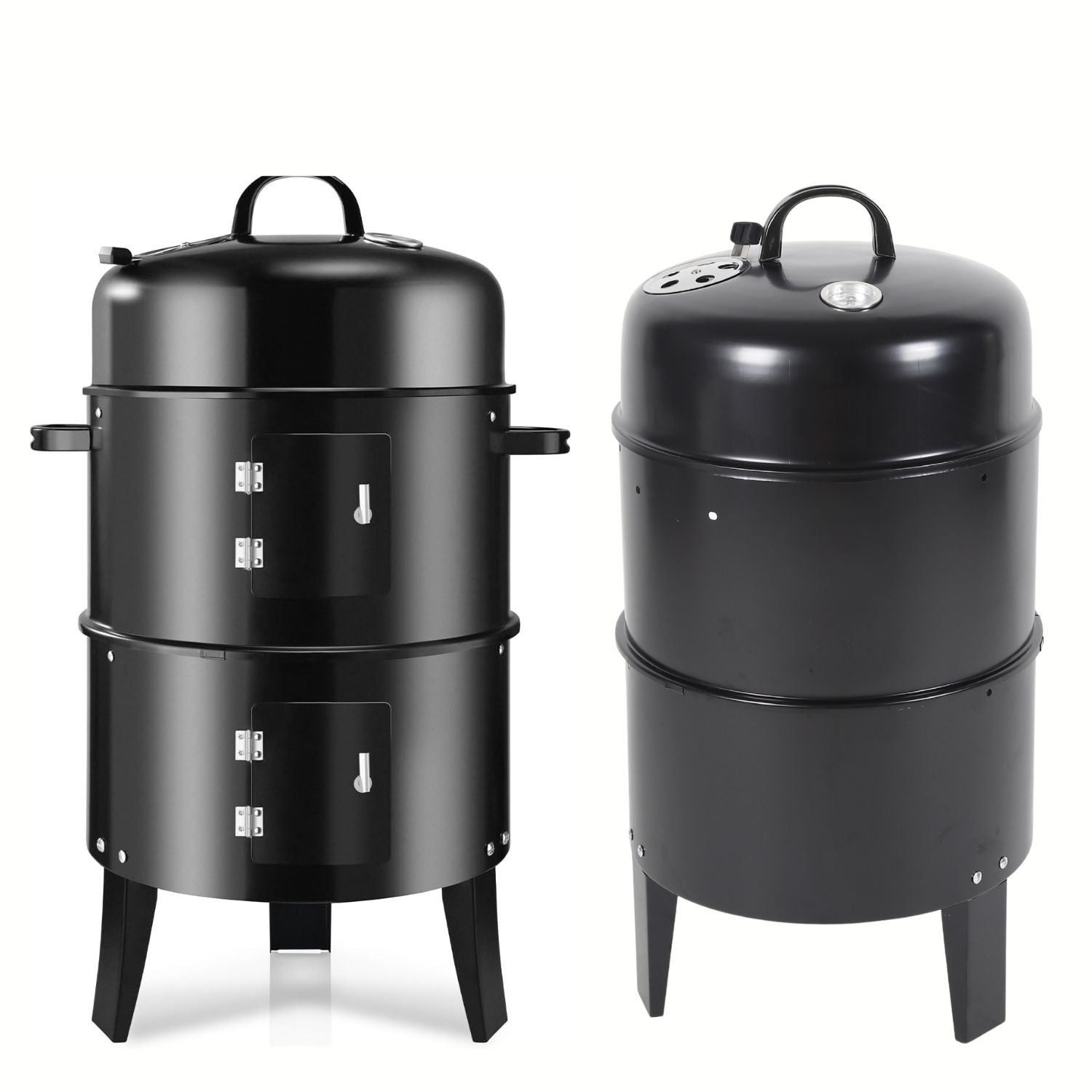 Parrilla BBQ Vertical 70x72cm. Ahumador Clásico de Hierro para BBQ y Asados. Asador de Carbón