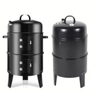 Parrilla BBQ Vertical 70x72cm. Ahumador Clásico de Hierro para BBQ y Asados. Asador de Carbón