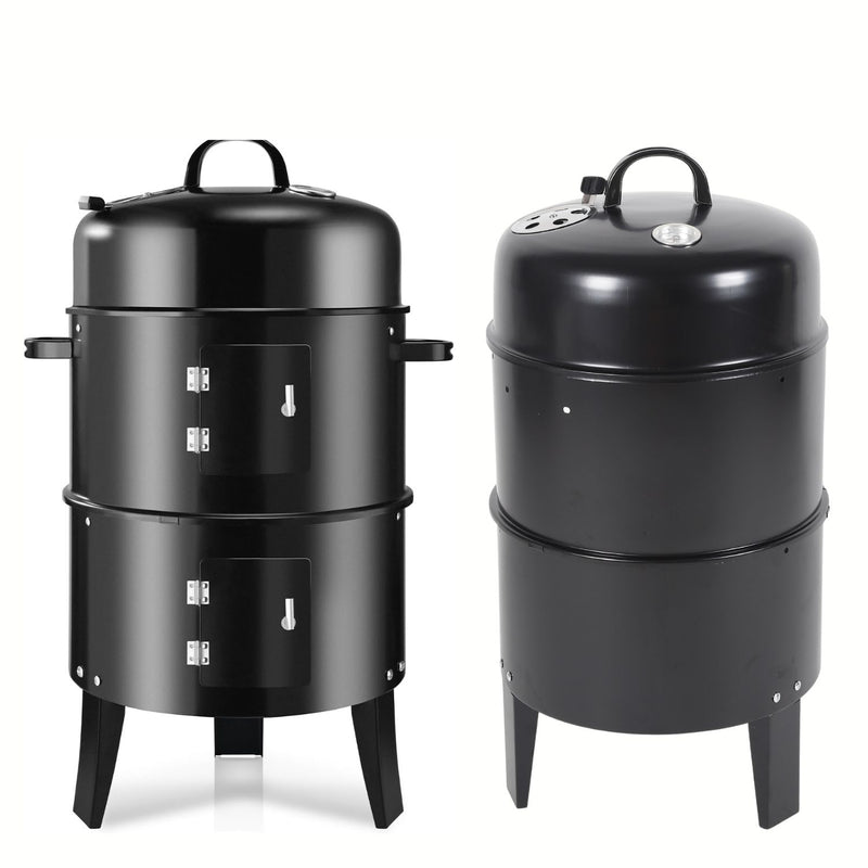 Parrilla BBQ Vertical 70x72cm. Ahumador Clásico de Hierro para BBQ y Asados. Asador de Carbón