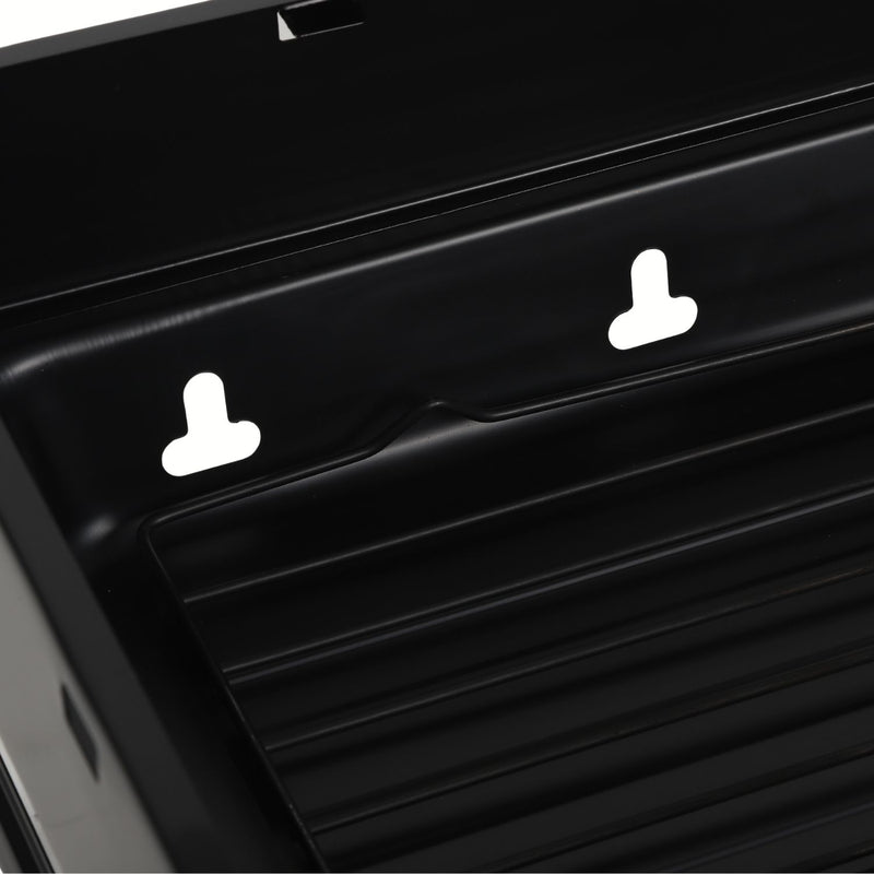 Parrillera portátil de carbón 43x29x22 cm compacta hierro con asas y patas plegables. Asador de Carbón