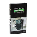 Estante organizador vertical. Ideal para ollas y sartenes. Estantería ajustable de 5 niveles. Para cocina Repisa de Almacenamiento.