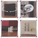 Closet Armario multifuncional 170x45x170cm tela no tejida diseño cerrado y  resistente con tubos de acero.