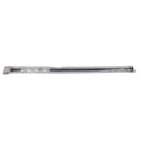 Barra de Cortina de Baño Extensible para Ducha en Hierro, Color Negro, Longitud 110-200cm.  Tubo para cortina de ducha.