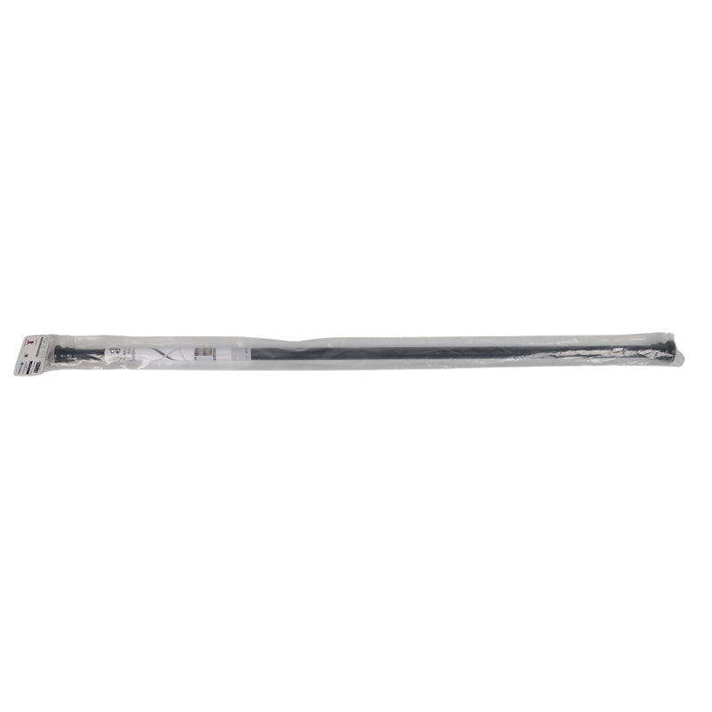 Barra de Cortina de Baño Extensible para Ducha en Hierro, Color Negro, Longitud 110-200cm.  Tubo para cortina de ducha.