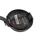 Sartén antiadherente 24cm 10" aluminio forjado con recubrimiento de MARMOL II cocina saludable. Libre de Teflón. Amigable con el ambiente.