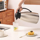 Termo Hervidor Térmico 2L Acero Inoxidable Antiderrames para Hogar u Oficina 24H Calor/Frío. Tetera