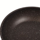 Sartén Antiadherente ceramico 20cm Color Marrón con Mango Imitación Madera. Aluminio Forjado Eco Friendly 100% libre de teflon