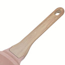 Sartén Antiadherente ceramico 28cm Color Rosa con Mango Imitación Madera. Aluminio Forjado Eco Friendly 100% libre de teflon