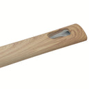 Sartén Antiadherente ceramico con Tapa de Vidrio 28cm Color Blanco con  mango de madera, 100% libre de teflon