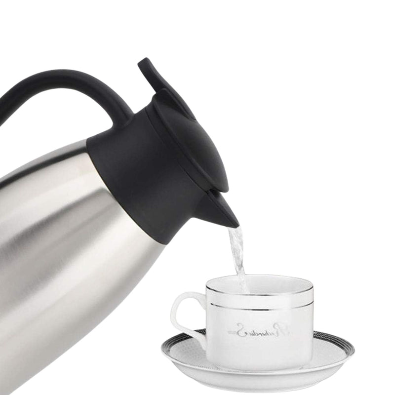 Termo Hervidor Térmico 2L Acero Inoxidable 304 Doble Pared con Tapa Hermética para Café y Té
