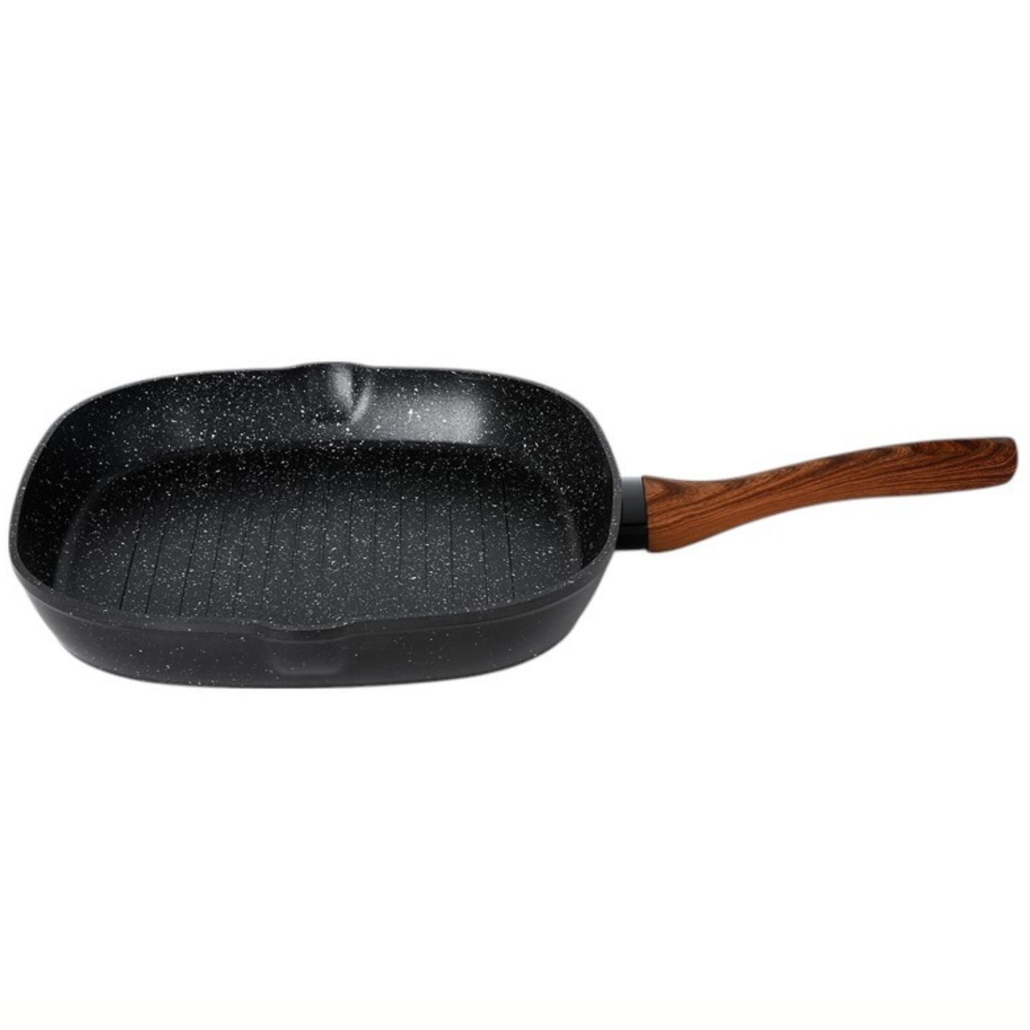 Sartén Cuadrado Antiadherente 100% libre de teflon Non Stick  28x28 cm de Aluminio Fundido con Recubrimiento Cerámico