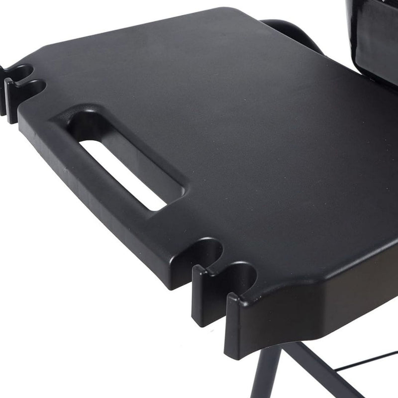 Parrillera BBQ a Gas con 3 Quemadores y Estantes Laterales. Encendido Rápido Acero inoxidable. Medidas: 71x46x43cm