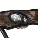 Silla playera plegable portátil diseño camuflaje 50x50x80cm 130kg Tela Oxford Tubos de Acero. Ideal para camping pesca o playa. Portavasos incluido.