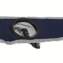 Silla playera Plegable Portátil color Azul 55x55x92cm 130Kg Tela Oxford con tubo de acero,espaldar y portavaso.  Ideal para Camping Playa Jardín y Pesca.